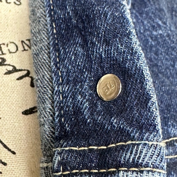 Vintage Levi's Women's Denim Trucker Jacket L - Picture 4 of 7